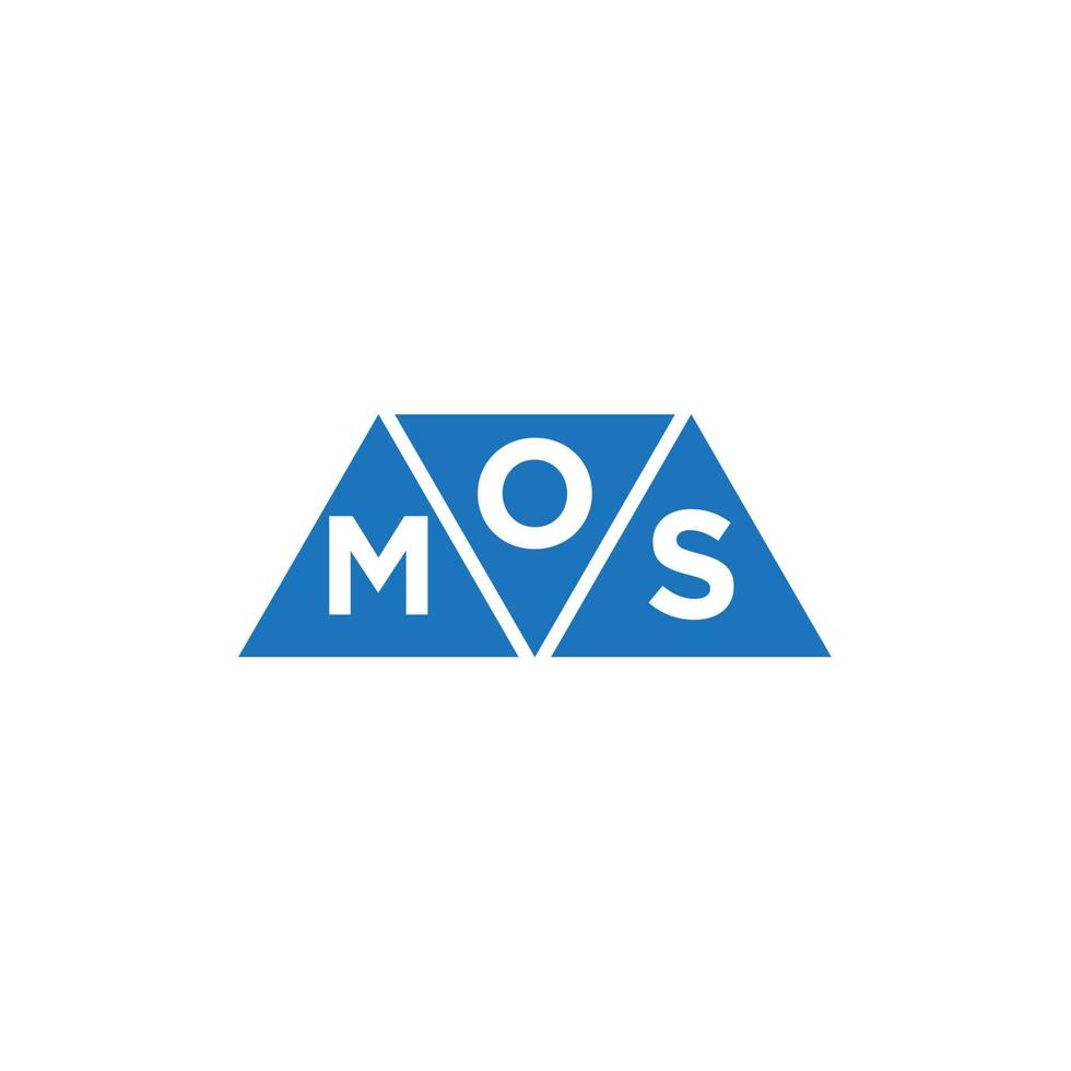 oms abstrato inicial logotipo Projeto em branco fundo. oms criativo iniciais carta logotipo conceito. vetor