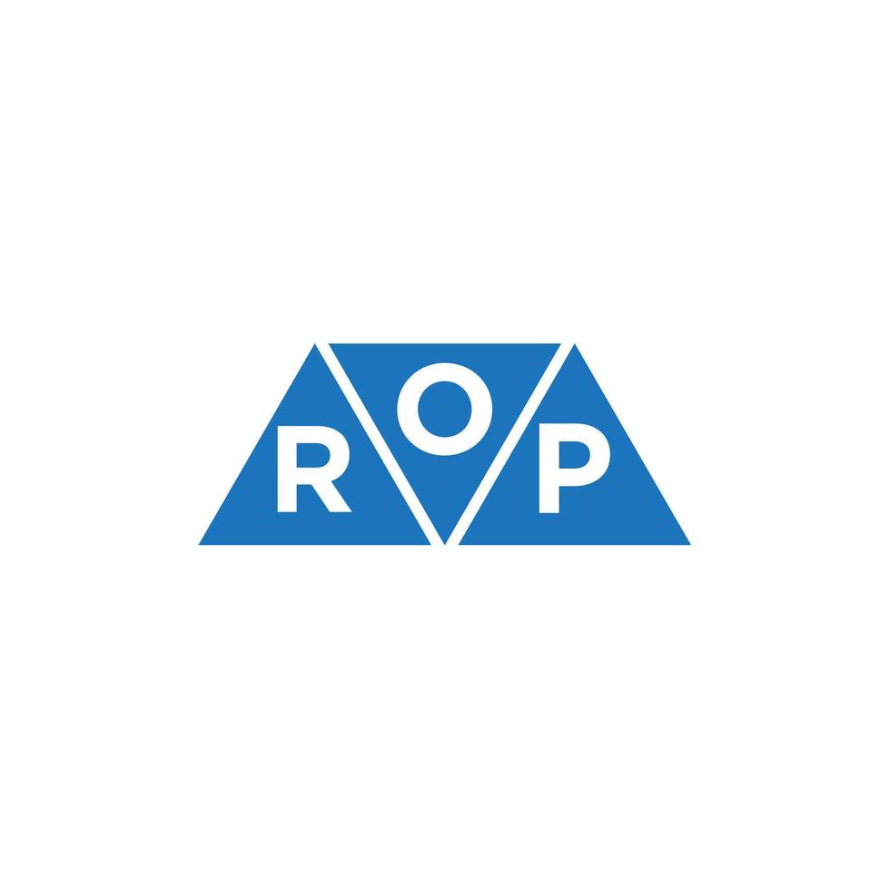 orp abstrato inicial logotipo Projeto em branco fundo. orp criativo iniciais carta logotipo conceito. vetor