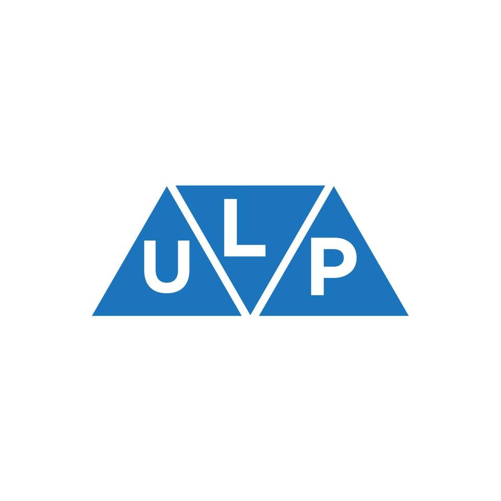 lup abstrato inicial logotipo Projeto em branco fundo. lup criativo iniciais carta logotipo conceito. vetor
