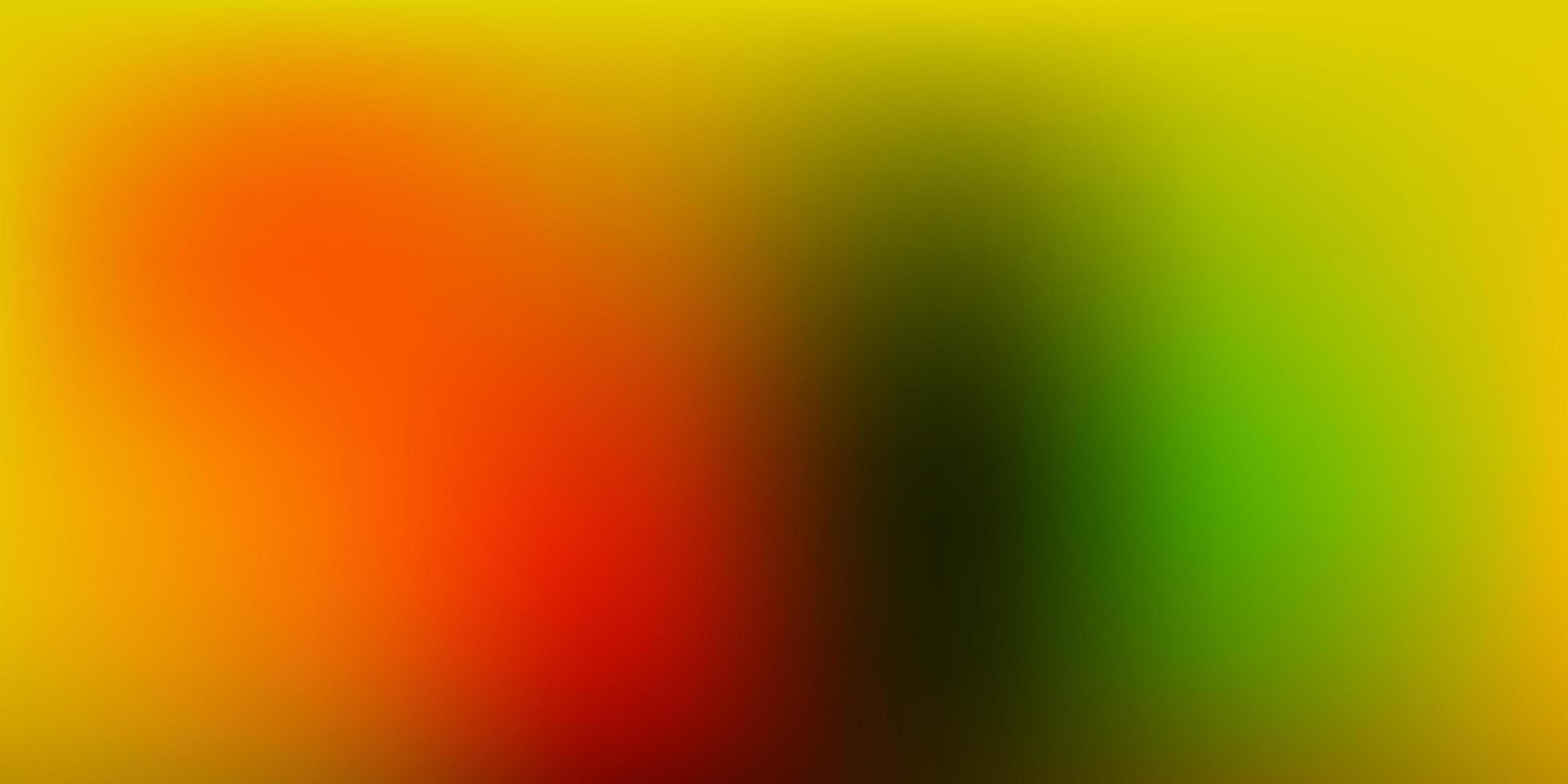 fundo de desfoque de gradiente verde e amarelo claro vetor