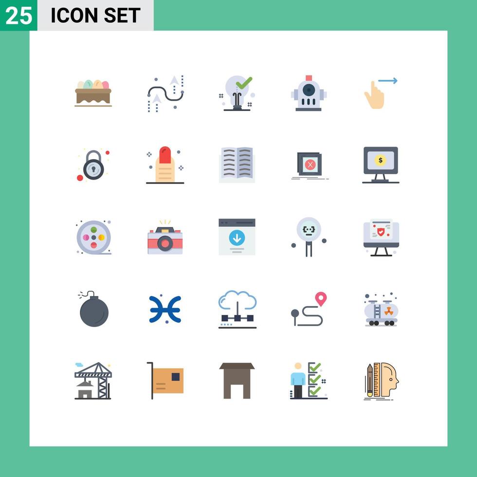 25 criativo ícones moderno sinais e símbolos do gestos água lâmpada Hidrante Carraça editável vetor Projeto elementos