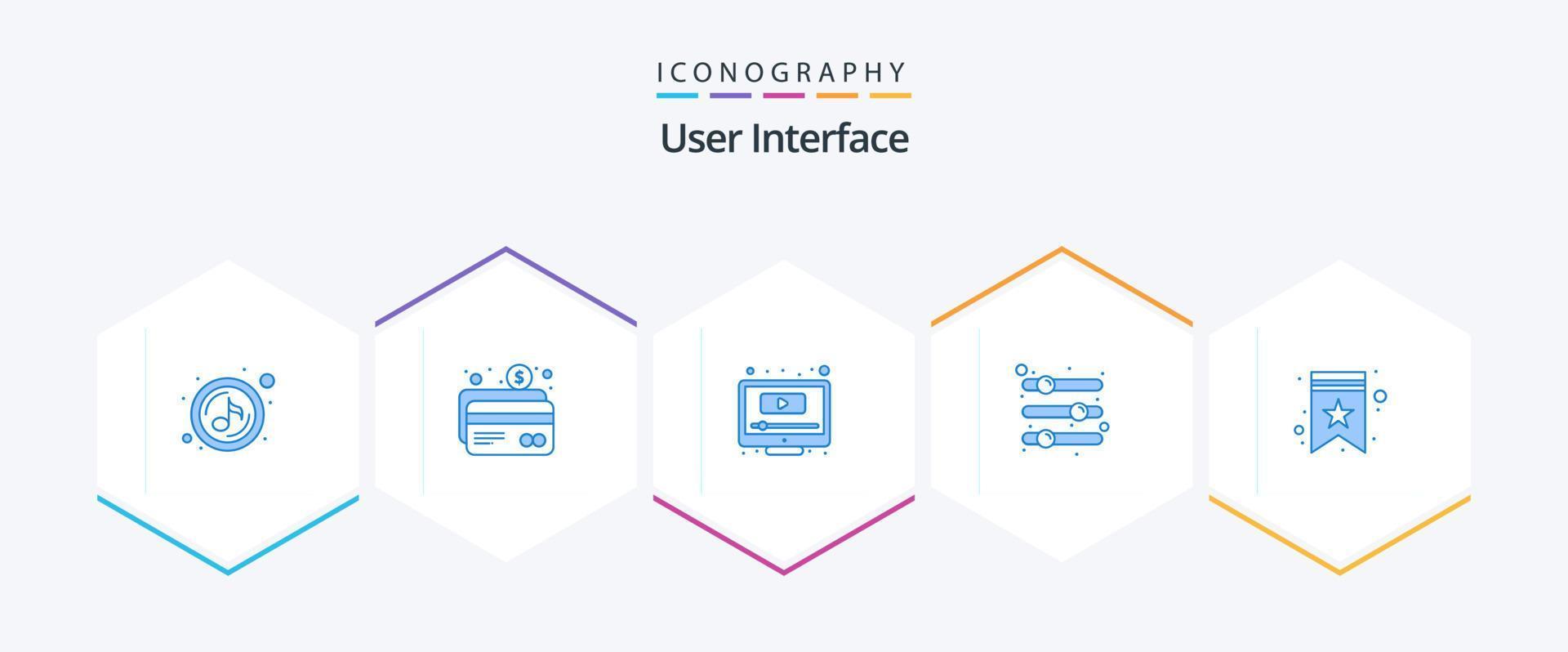 do utilizador interface 25 azul ícone pacote Incluindo . preferência. computador. opções. configuração vetor