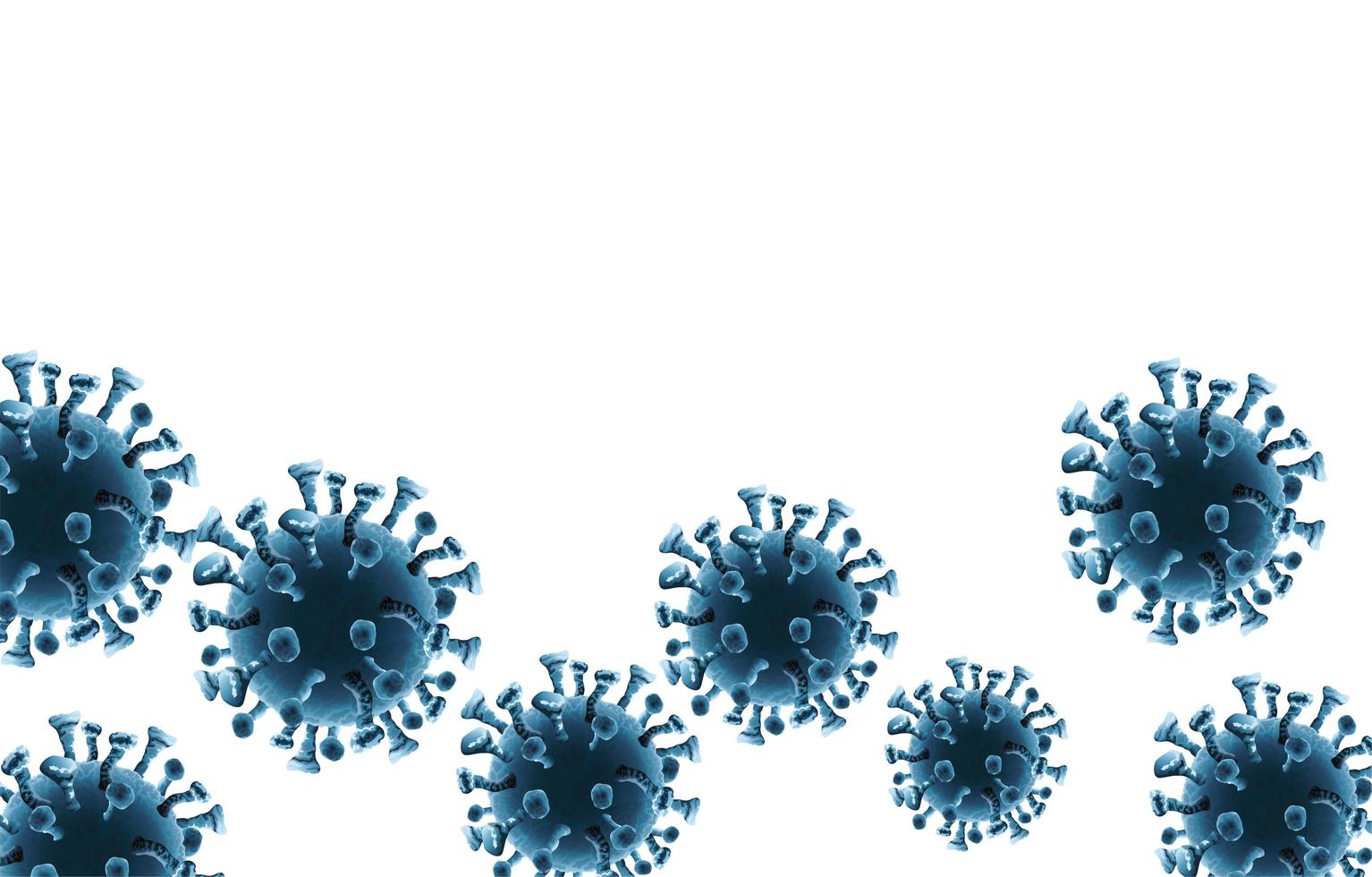 fundo de partículas pandêmicas do vírus corona vetor