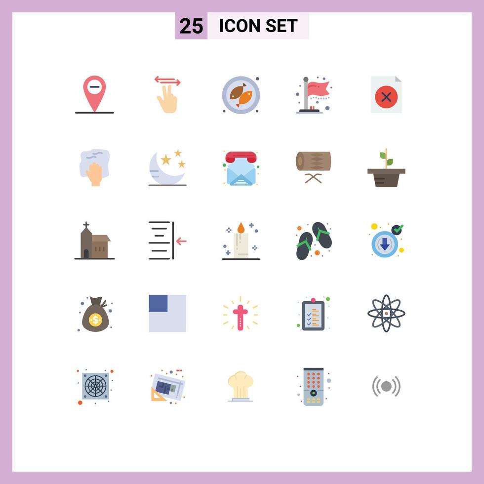 conjunto do 25 moderno ui ícones símbolos sinais para tarefas domésticas limpeza Conheça Arquivo excluir editável vetor Projeto elementos