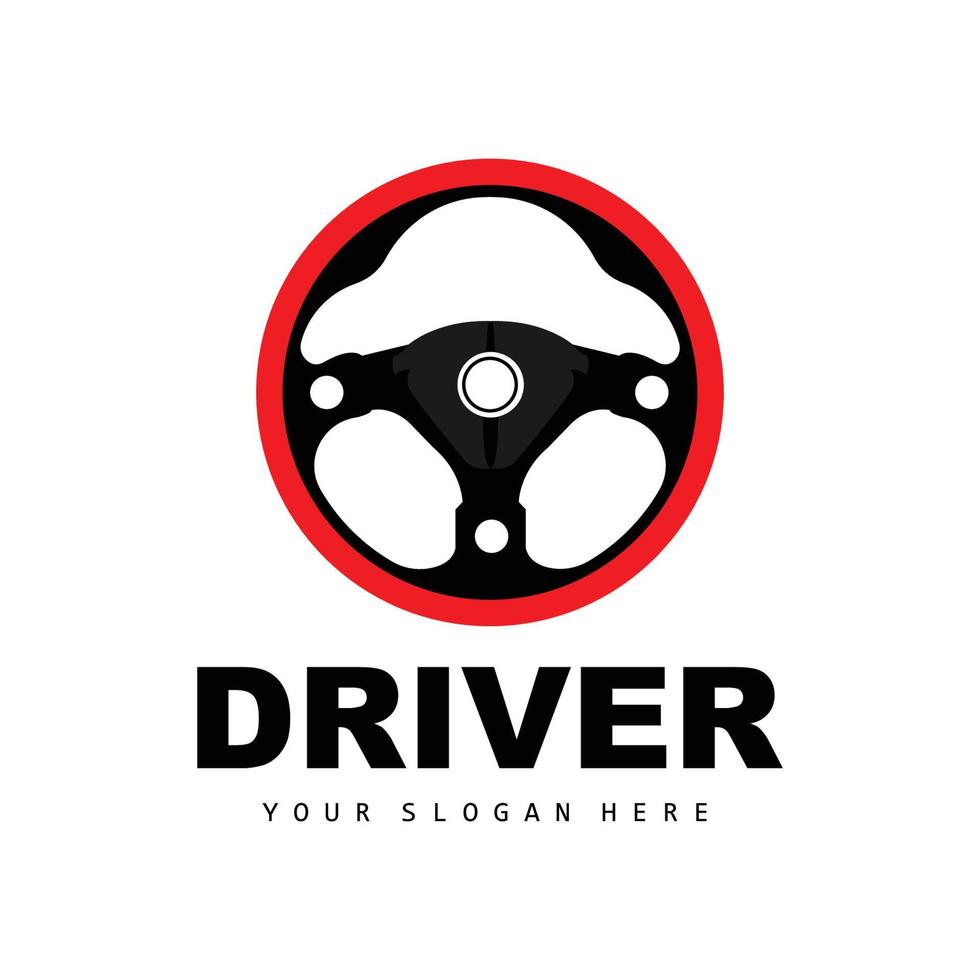 logotipo de direção de carro, vetor de motorista, design de veículo de transporte, reparo, manutenção, garagem de carro