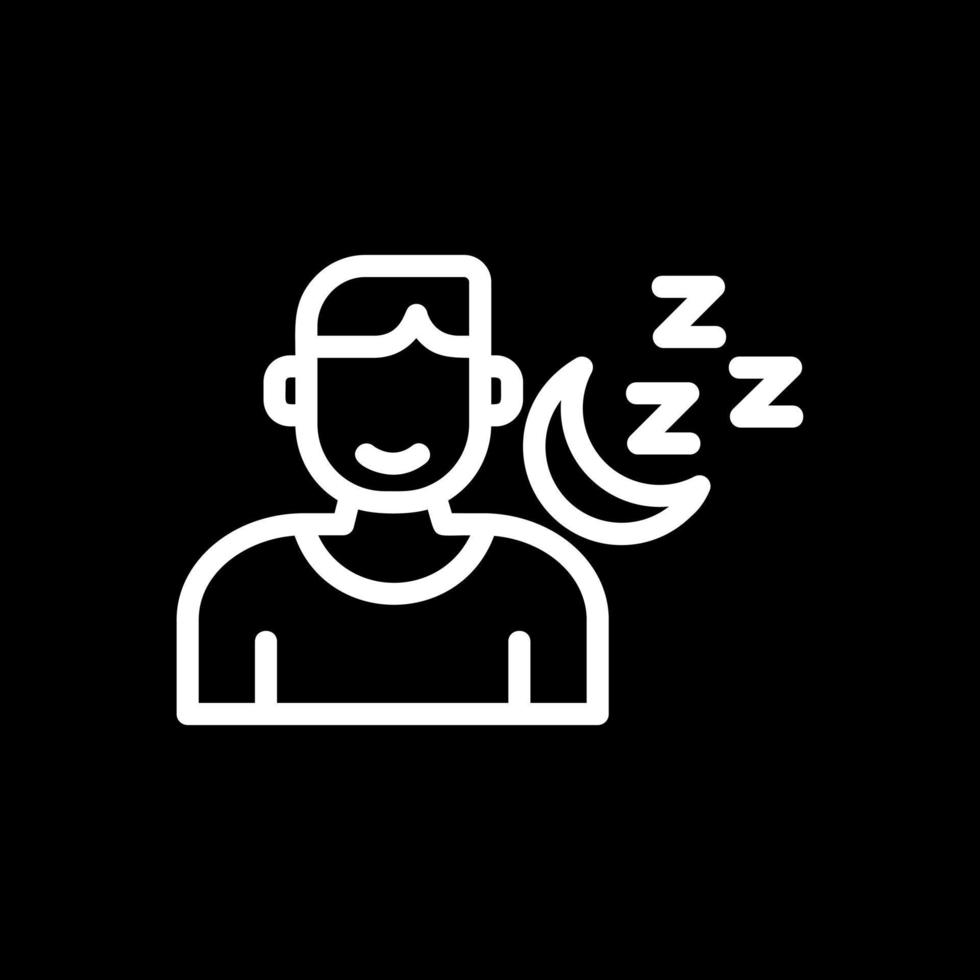 design de ícone de vetor de narcolepsia