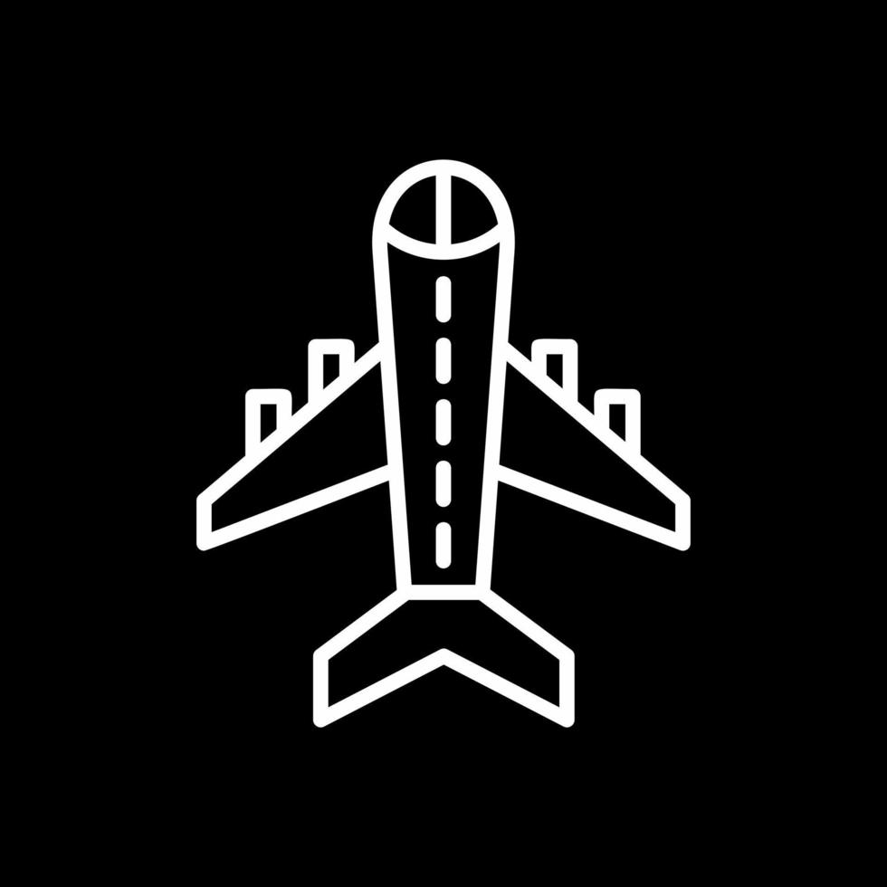 design de ícone de vetor de avião