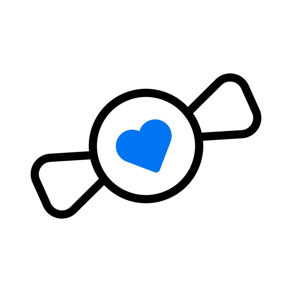 doce ícone duotônico azul estilo namorados ilustração vetor elemento e símbolo perfeito.
