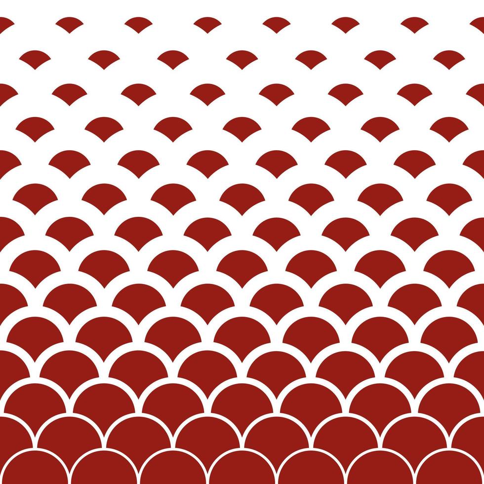 desatado padronizar com vermelho círculos em branco fundo. vetor ilustração.