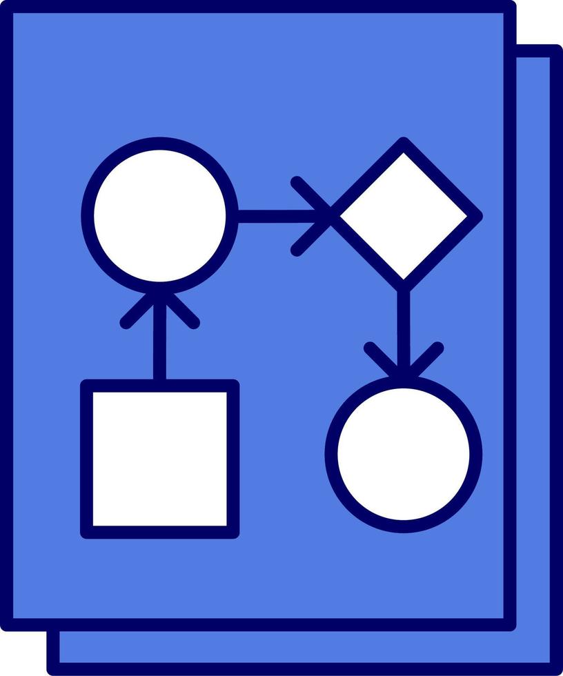 ícone de vetor de fluxo de trabalho