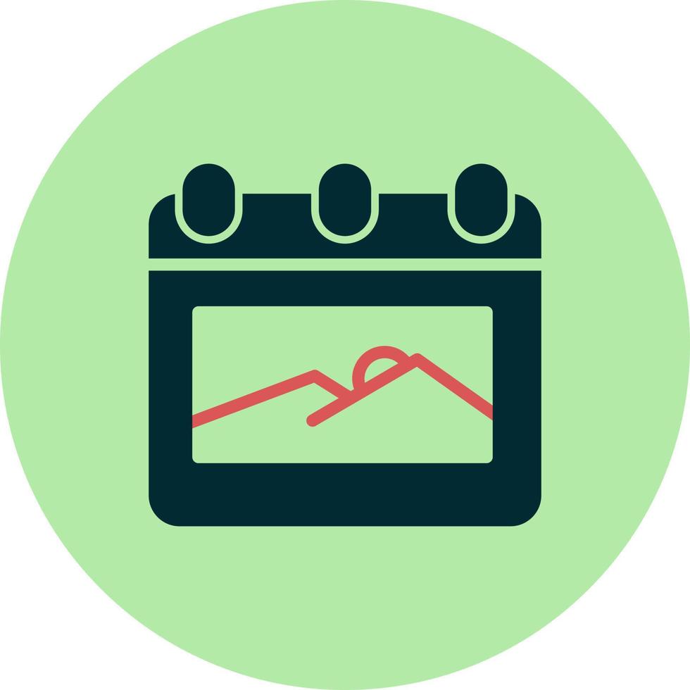 parede calendário vetor ícone