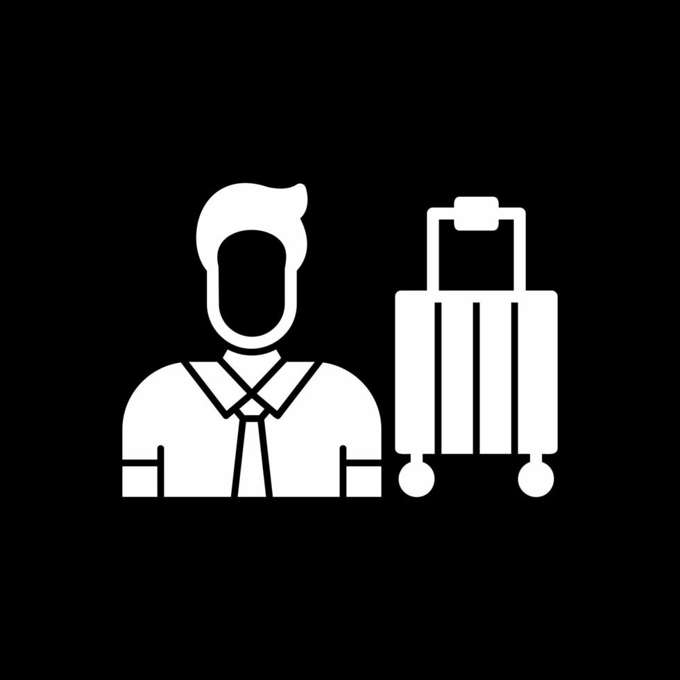design de ícone de vetor de passageiro