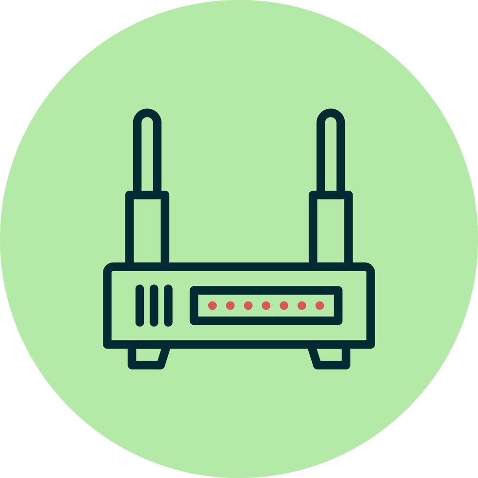 ícone de vetor de roteador wifi