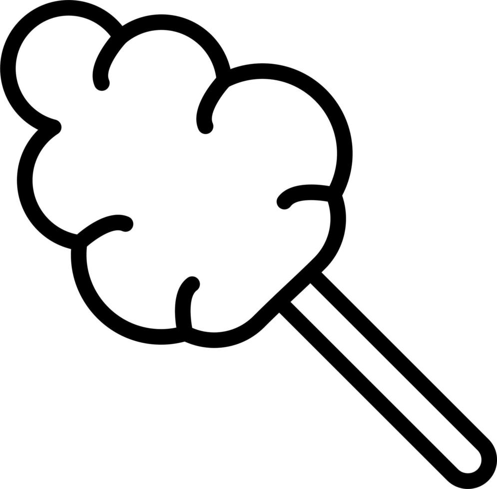 ícone de vetor de algodão doce
