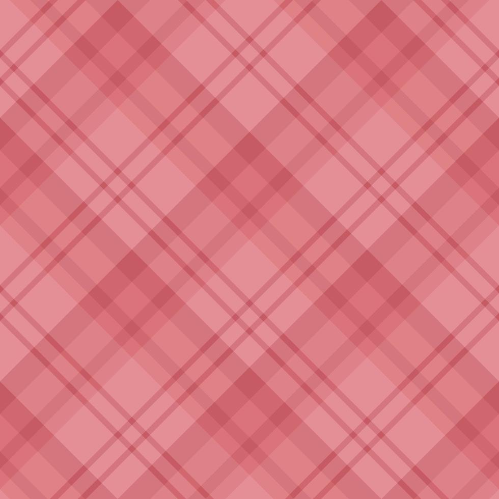 padrão sem costura nas cores rosa para xadrez, tecido, têxtil, roupas, toalha de mesa e outras coisas. imagem vetorial. 2 vetor