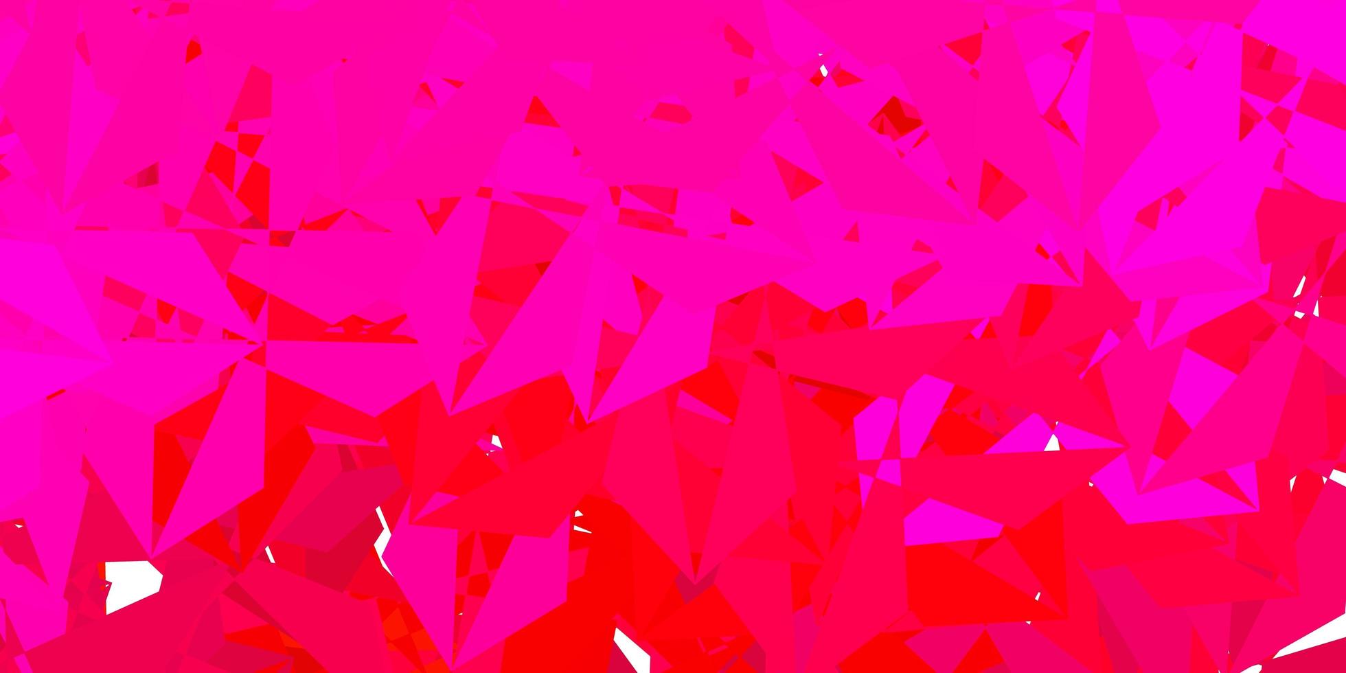 fundo poligonal do vetor rosa claro.