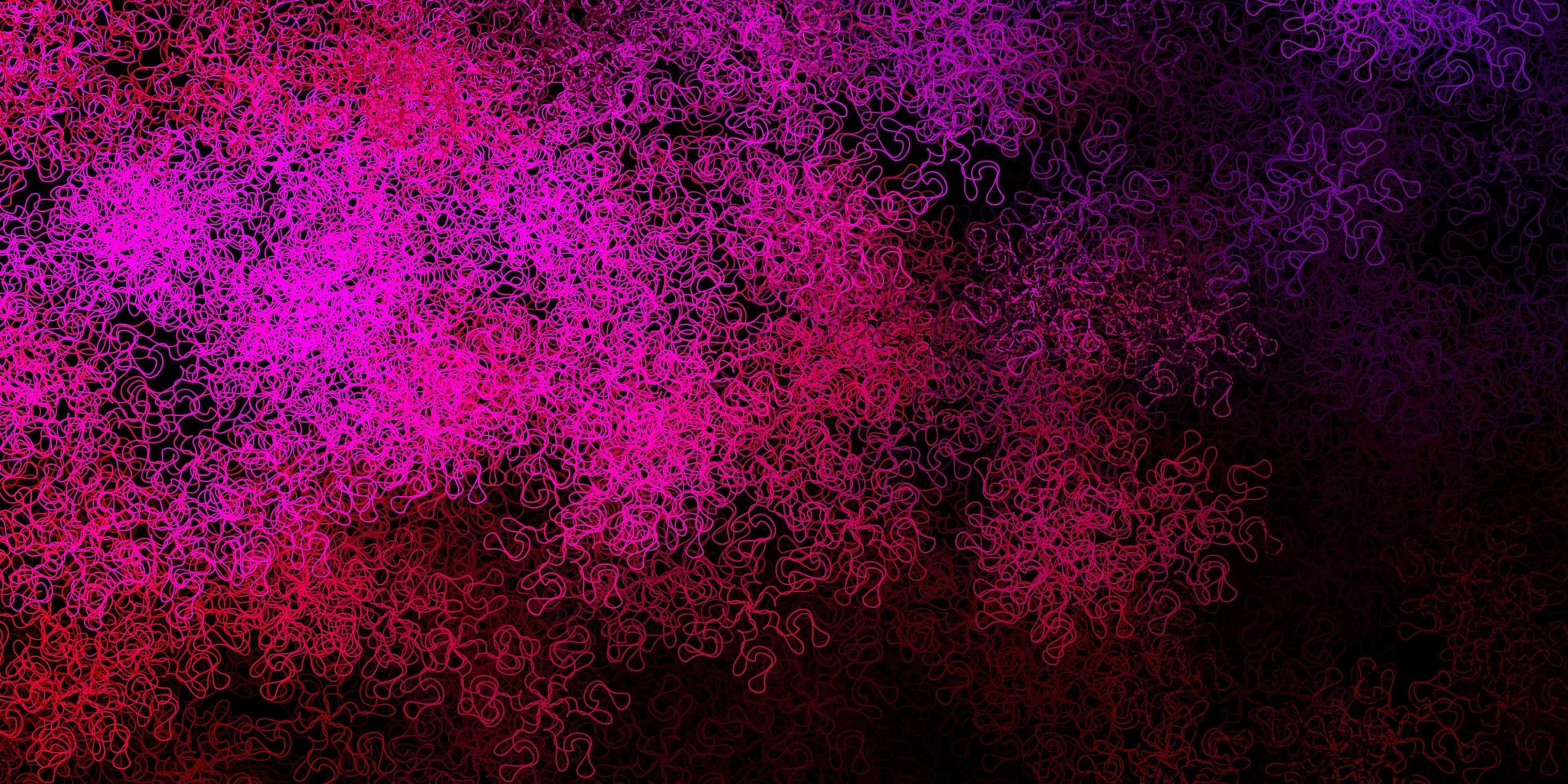 textura vector rosa escuro com linhas irônicas.