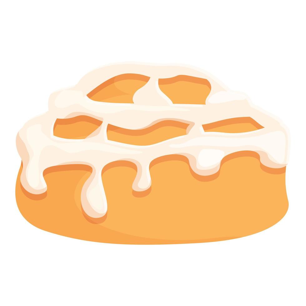 cinnabon lista pão ícone desenho animado vetor. pastelaria Comida vetor