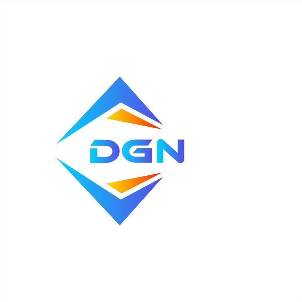 dgn abstrato tecnologia logotipo Projeto em branco fundo. dgn criativo iniciais carta logotipo conceito. vetor