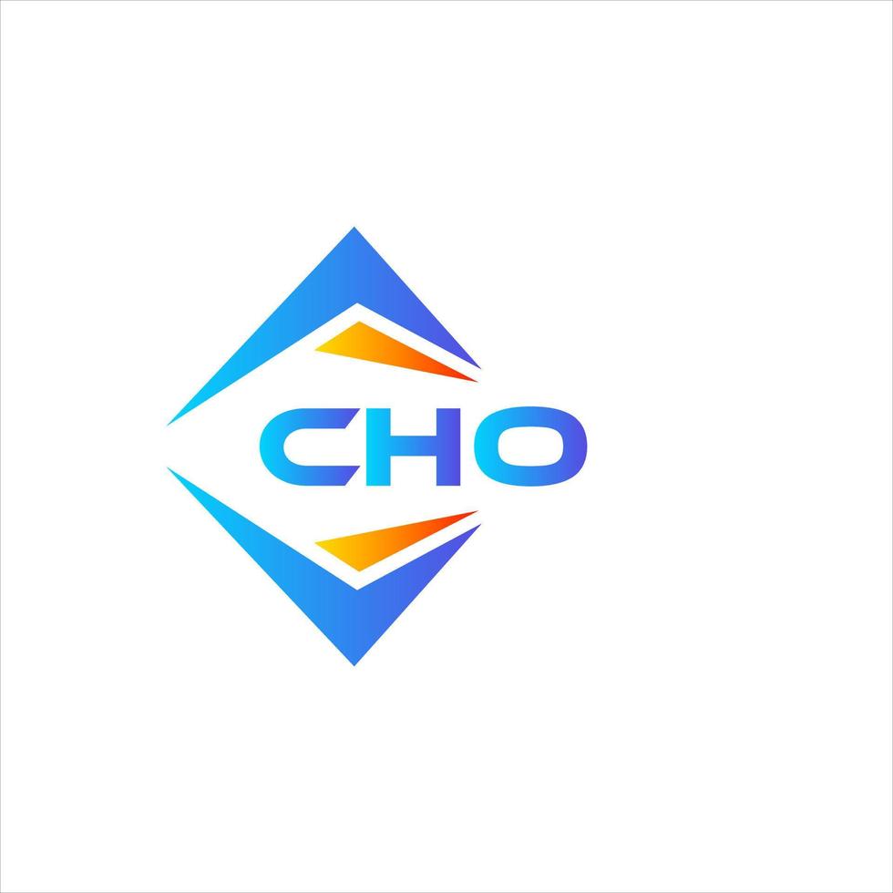 cho abstrato tecnologia logotipo Projeto em branco fundo. cho criativo iniciais carta logotipo conceito. vetor