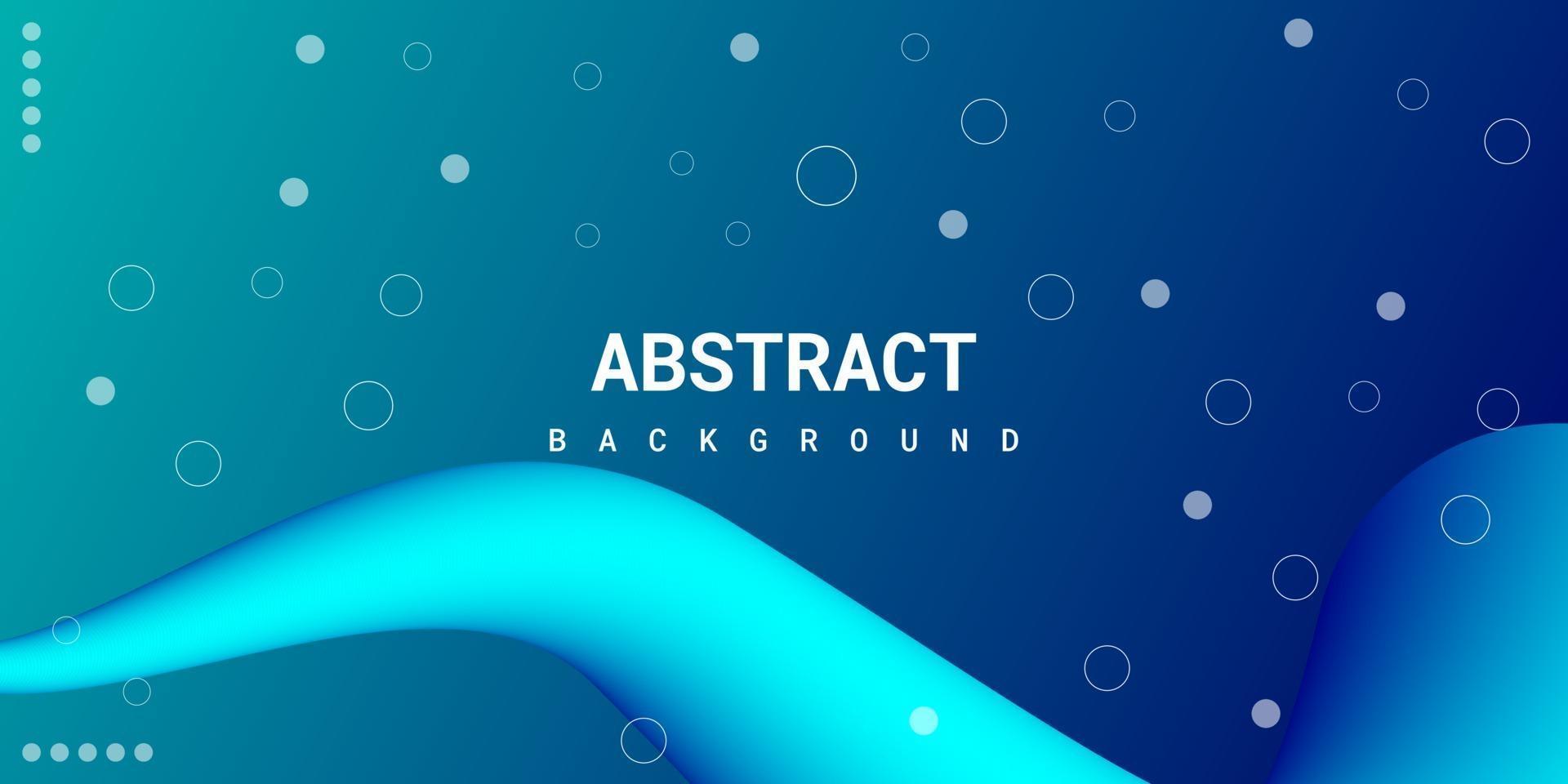 fundo 3d líquido abstrato moderno com gradiente azul vetor
