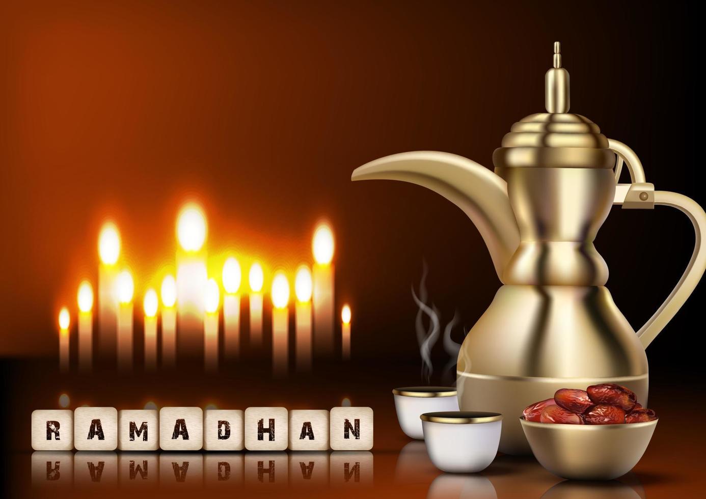 Ramadã kareem iftar festa celebração vetor