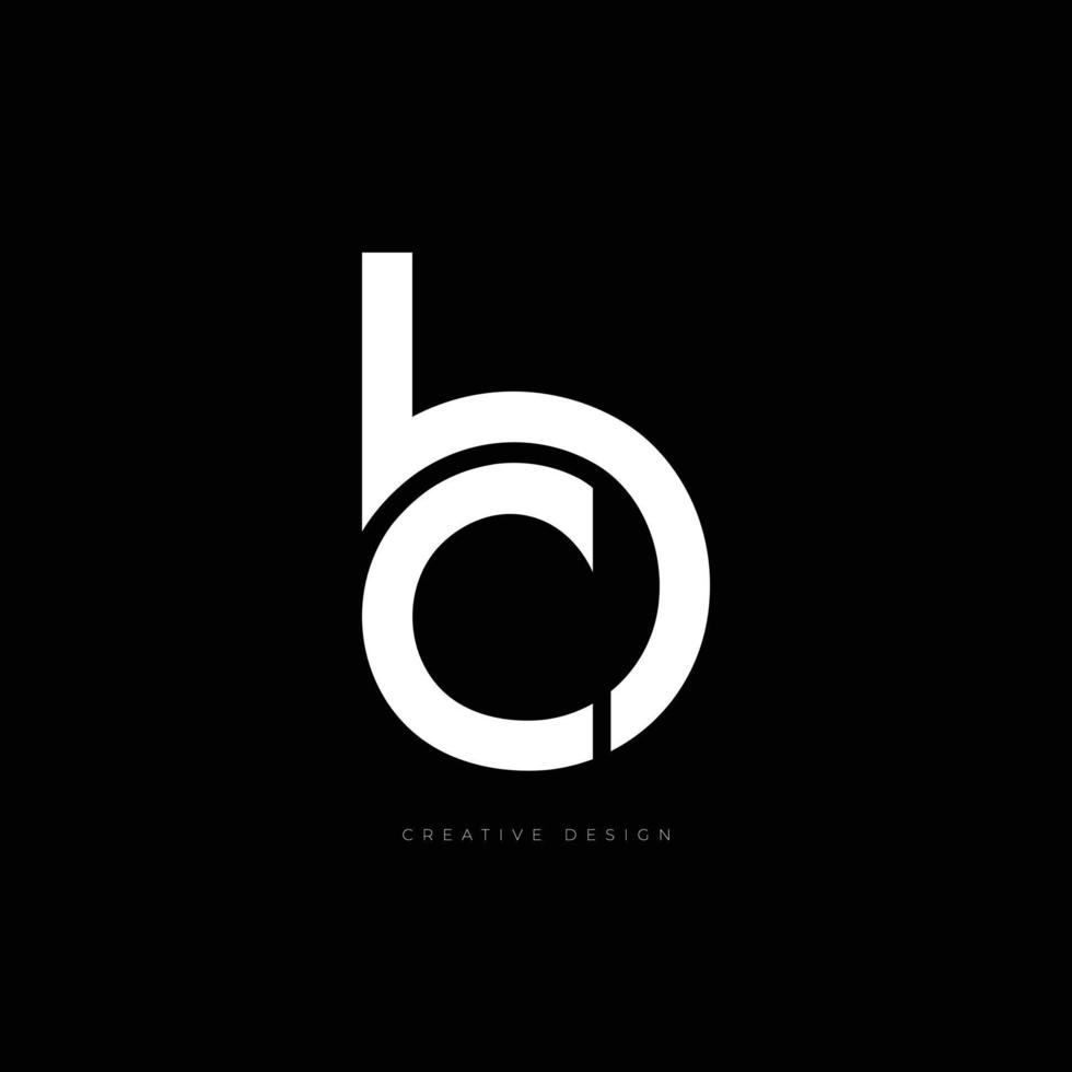 bc tipografia criativo branding vetor