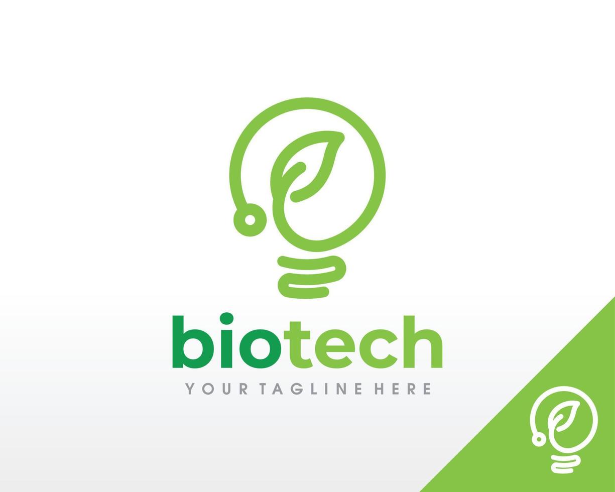 designs de logotipo de tecnologia verde inteligente vetor