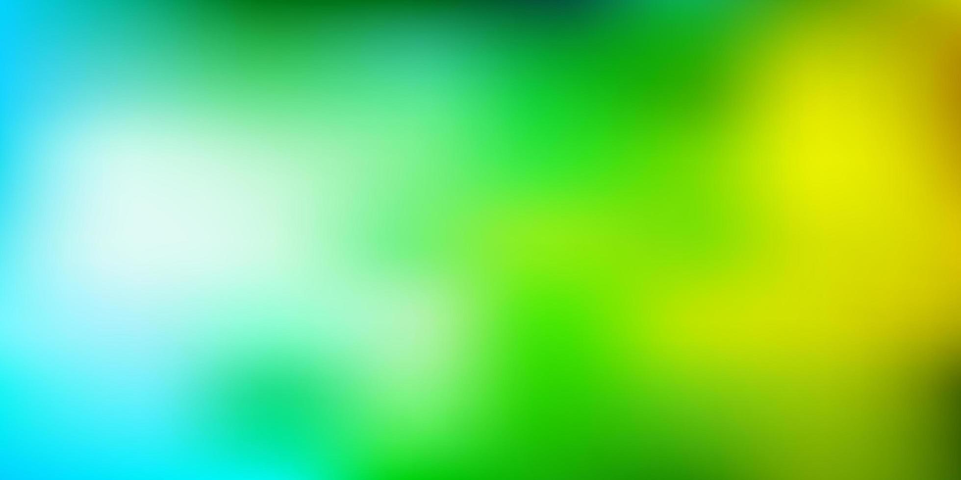 padrão de desfoque gradiente de vetor azul claro e verde.