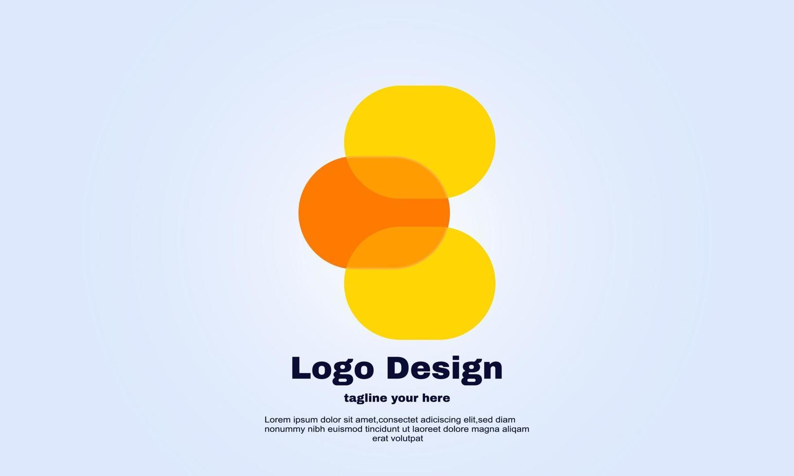 único inicial logotipo e colorida minimalista Projeto isolado em vetor