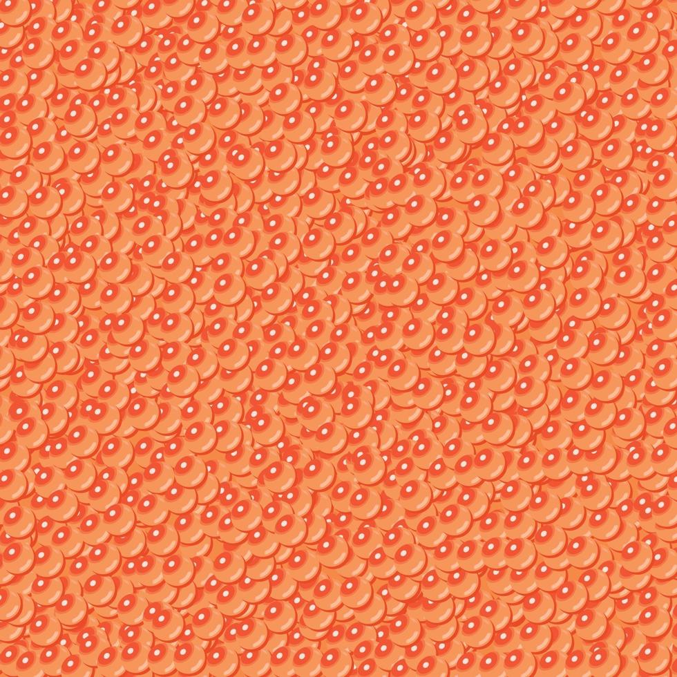 padrão de caviar vermelho vetor