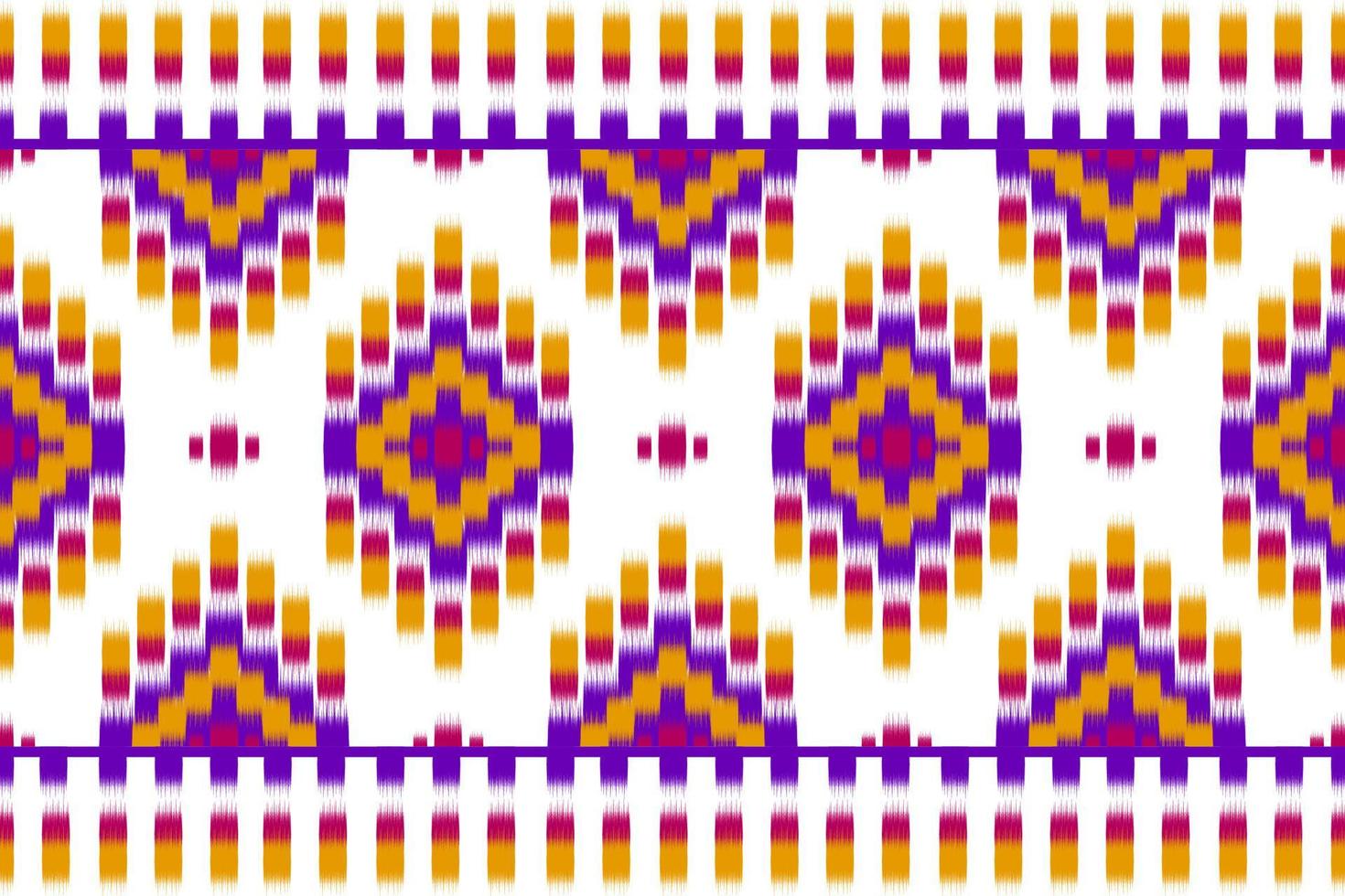 tapete étnico ikat arte padrão. sem costura padrão geométrico étnico ikat em tribal. estilo mexicano. vetor