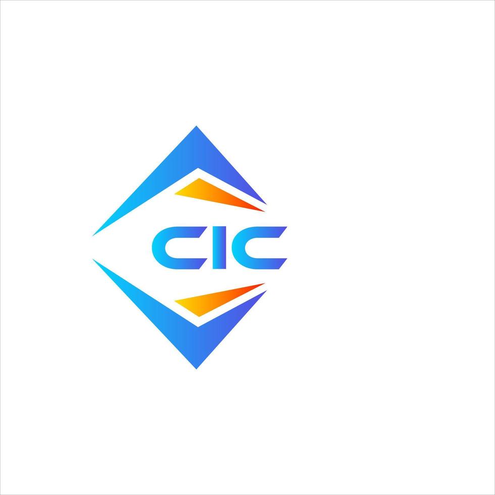 cic abstrato tecnologia logotipo Projeto em branco fundo. cic criativo iniciais carta logotipo conceito. vetor