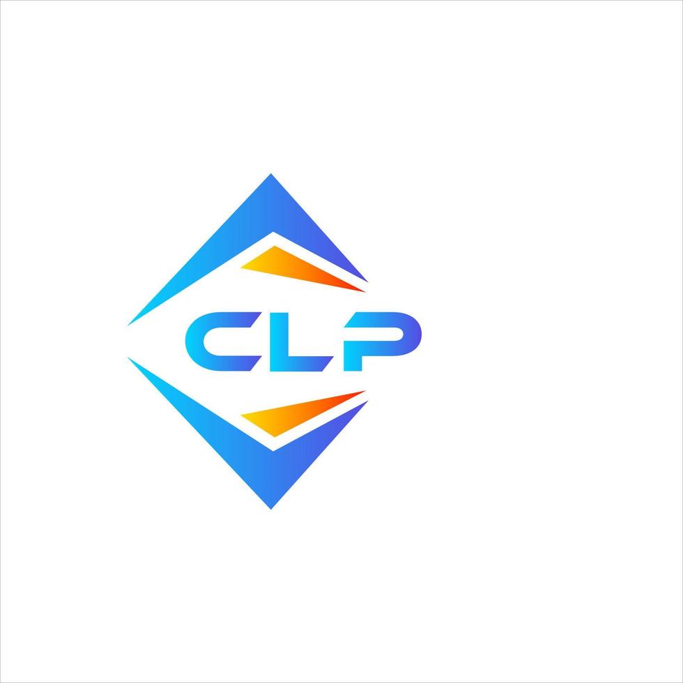 clp abstrato tecnologia logotipo Projeto em branco fundo. clp criativo iniciais carta logotipo conceito. vetor