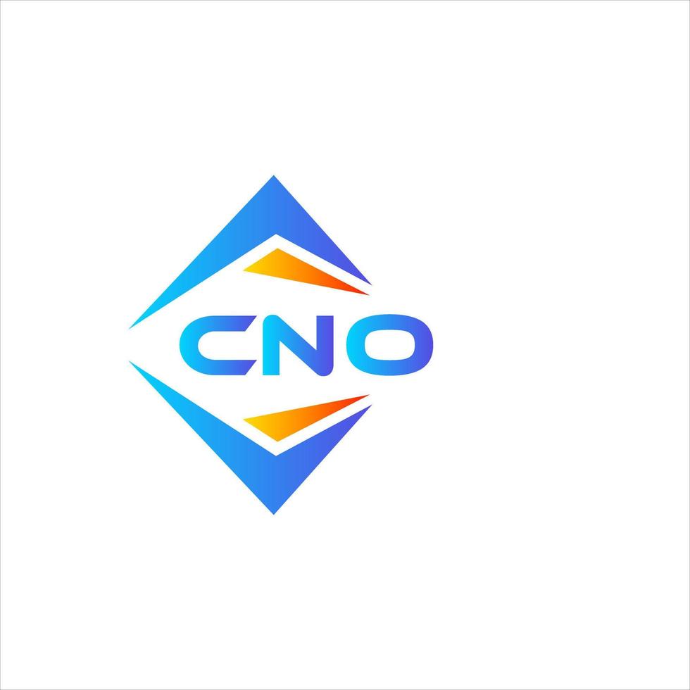 cno abstrato tecnologia logotipo Projeto em branco fundo. cno criativo iniciais carta logotipo conceito. vetor