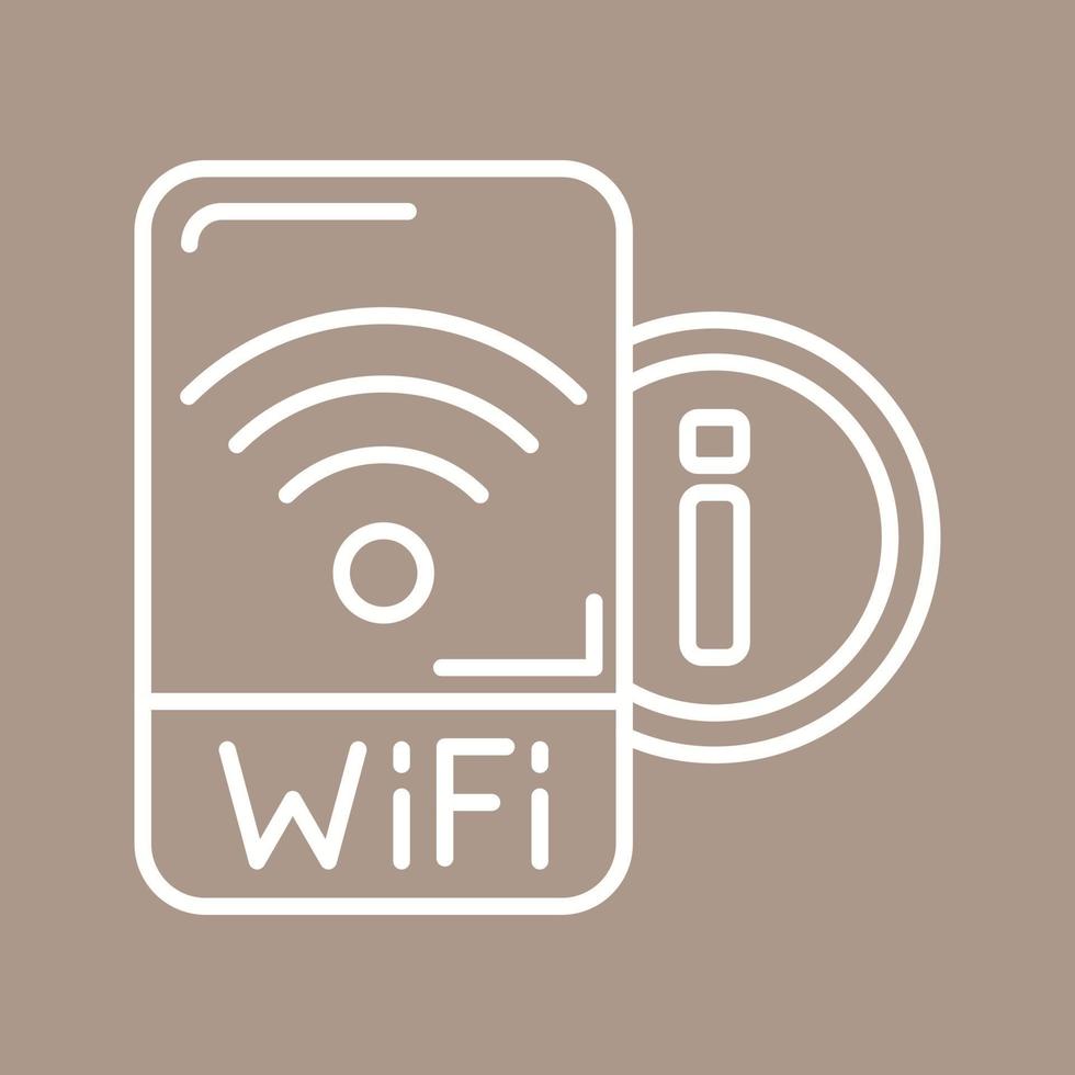 ícone de vetor de sinal wifi