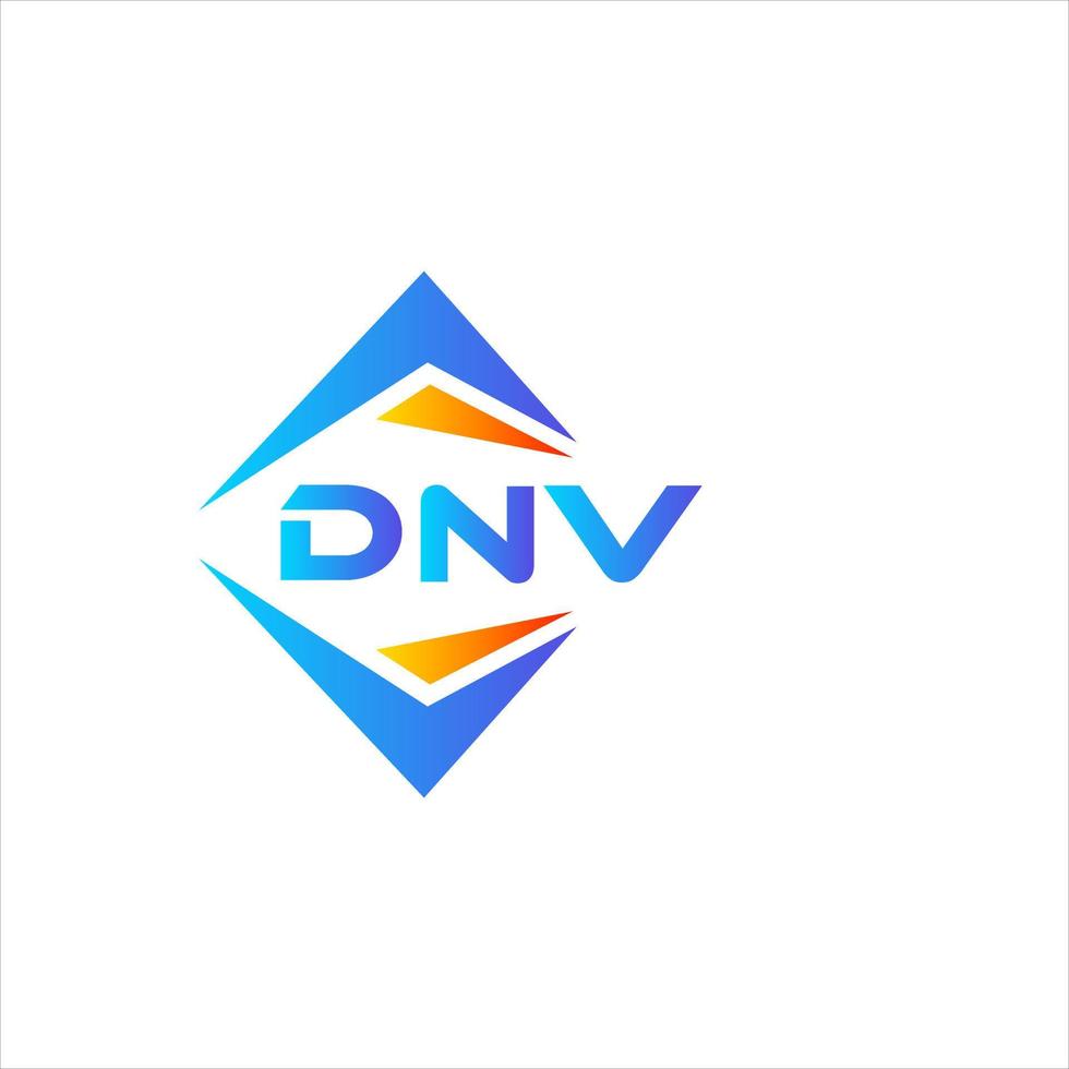 dnv abstrato tecnologia logotipo Projeto em branco fundo. dnv criativo iniciais carta logotipo conceito. vetor