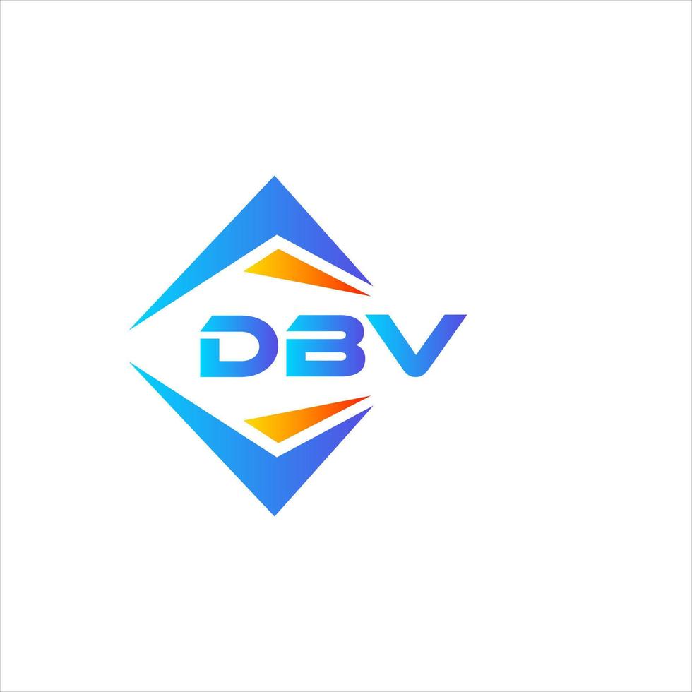 dbv abstrato tecnologia logotipo Projeto em branco fundo. dbv criativo iniciais carta logotipo conceito. vetor