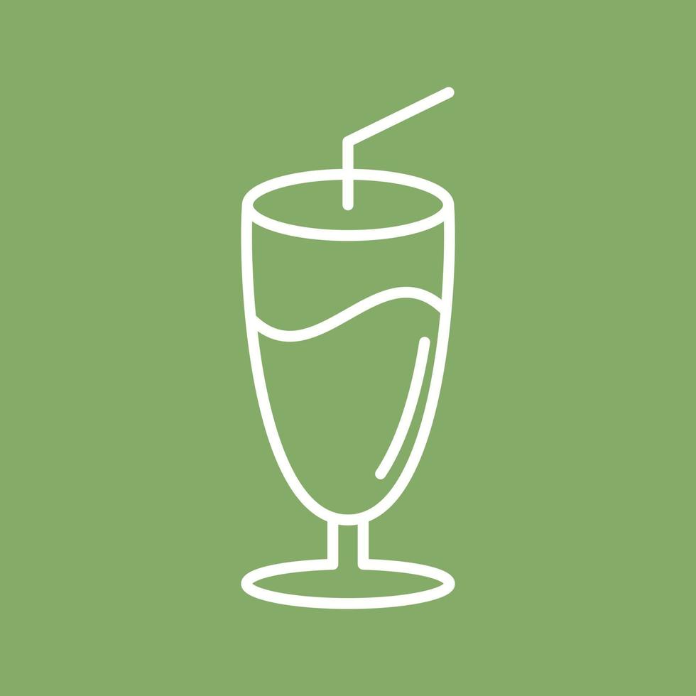 ícone de vetor de milk-shake
