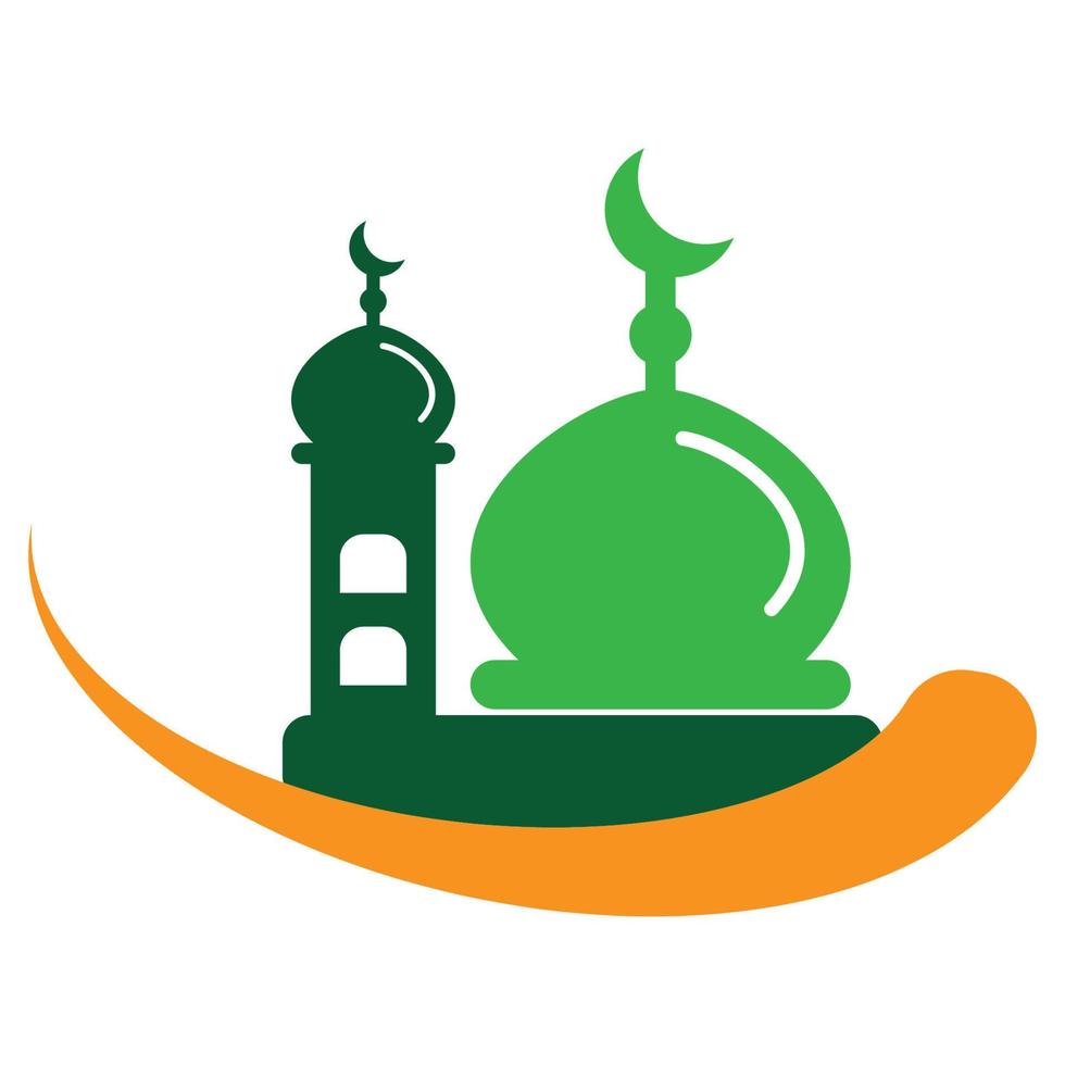 mesquita logotipo ilustração vetor