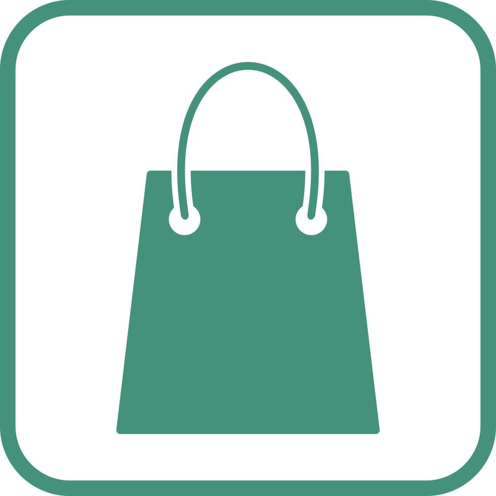 ícone exclusivo de vetor de sacola de compras