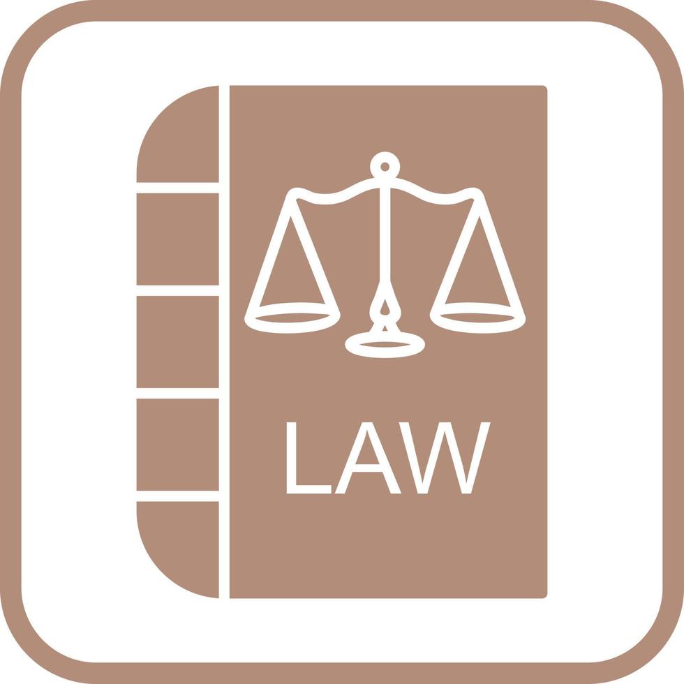 ícone de vetor de lei e ordem