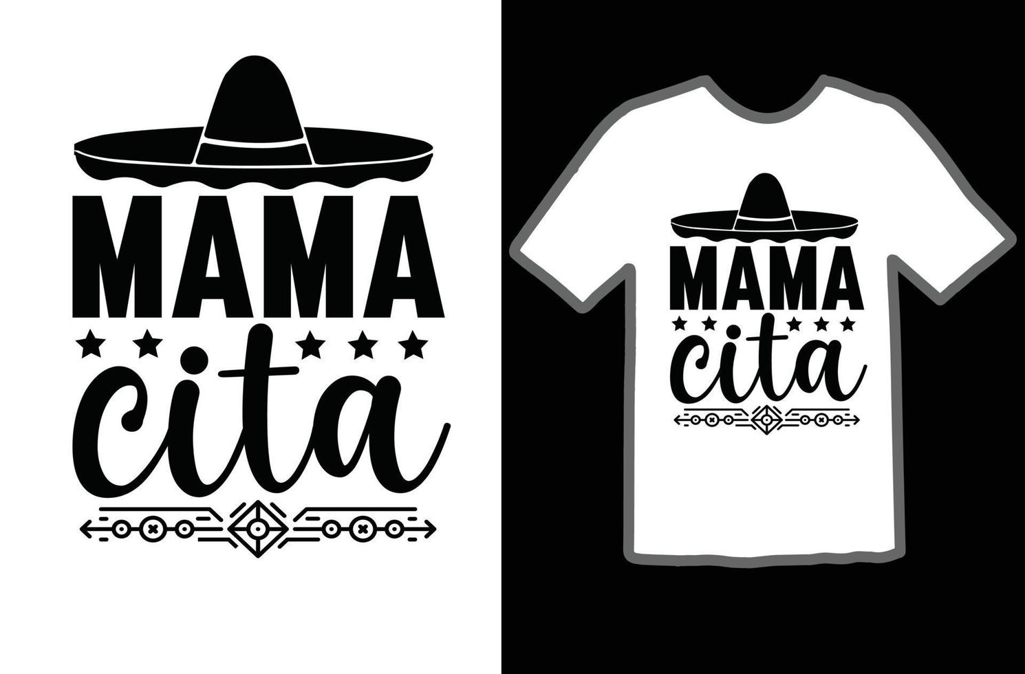 mama cita SVG t camisa Projeto vetor