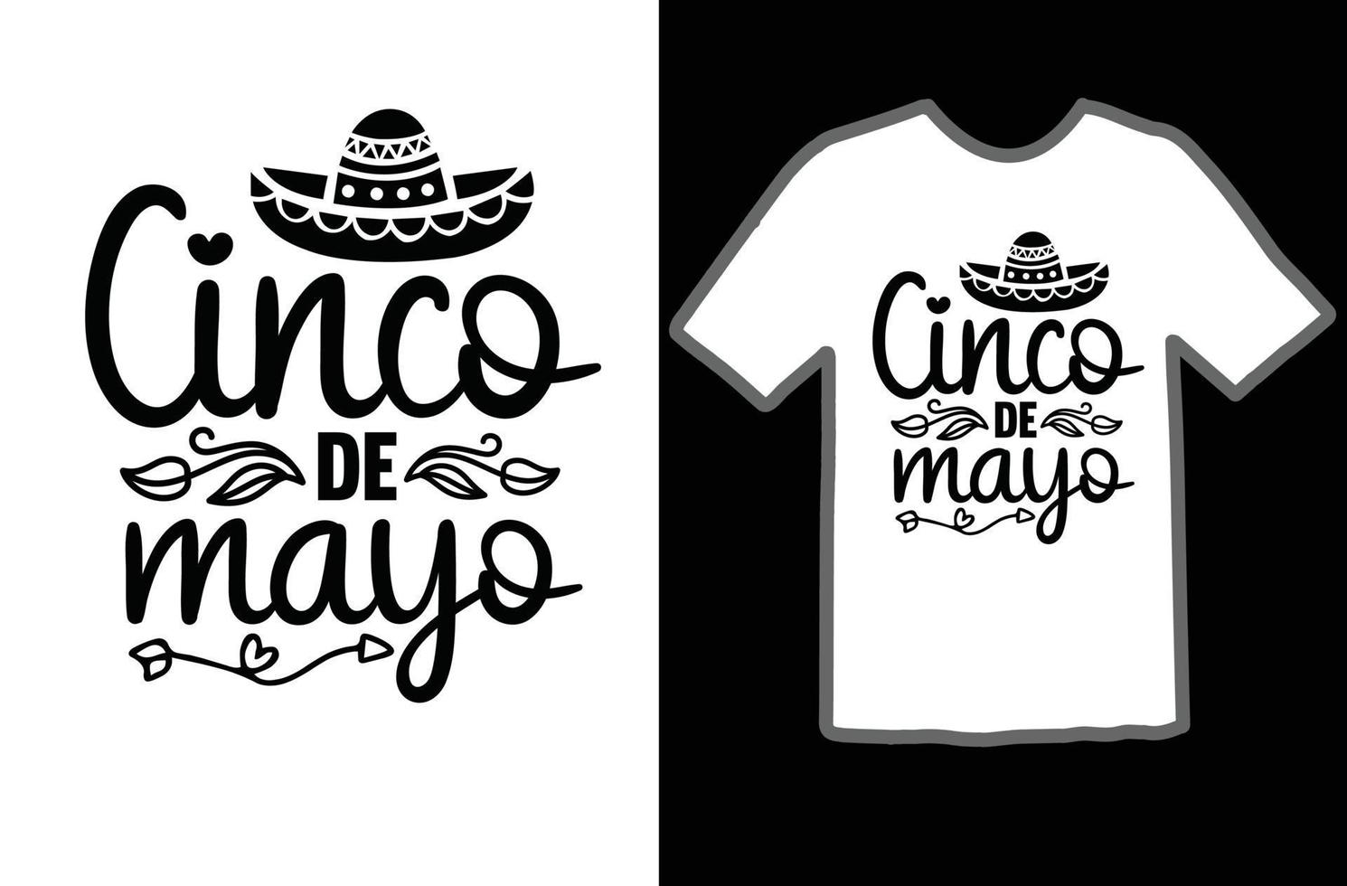 cinco de maionese SVG t camisa Projeto vetor