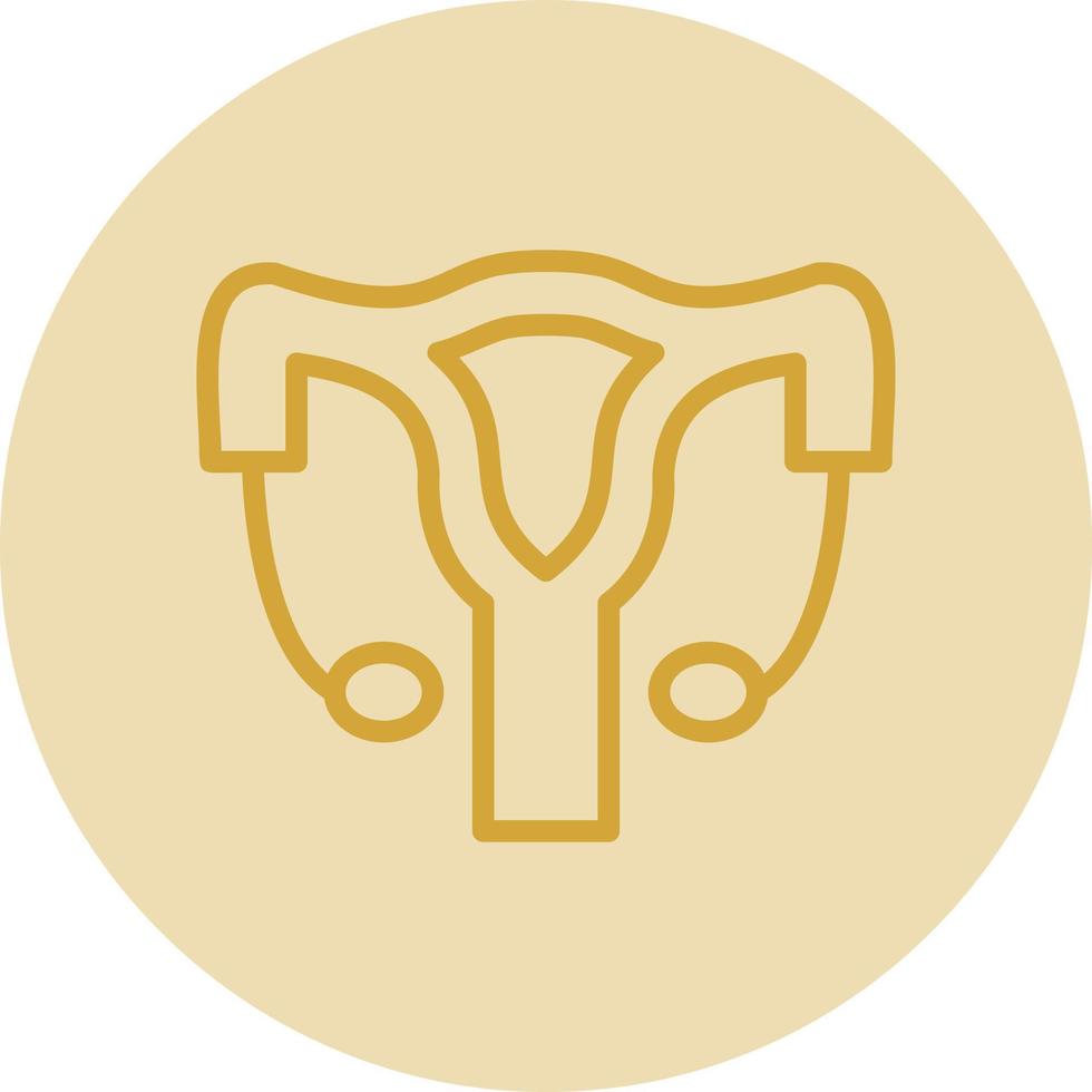 design de ícone vetorial do sistema reprodutivo vetor