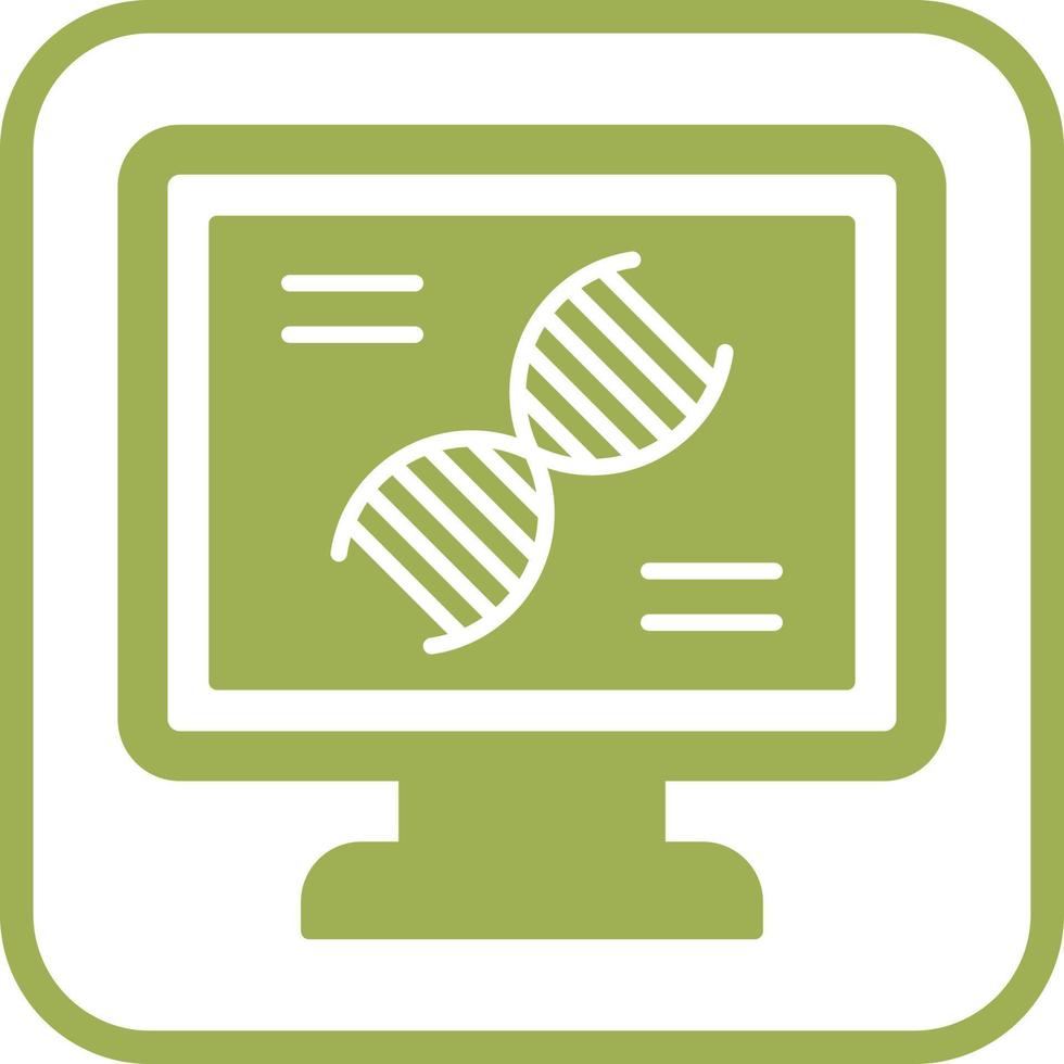 ícone de vetor de teste de dna