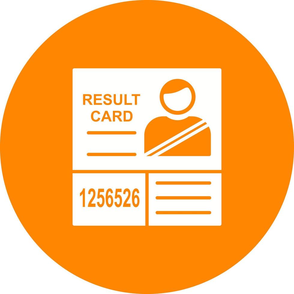 ícone de vetor de resultados de candidatos