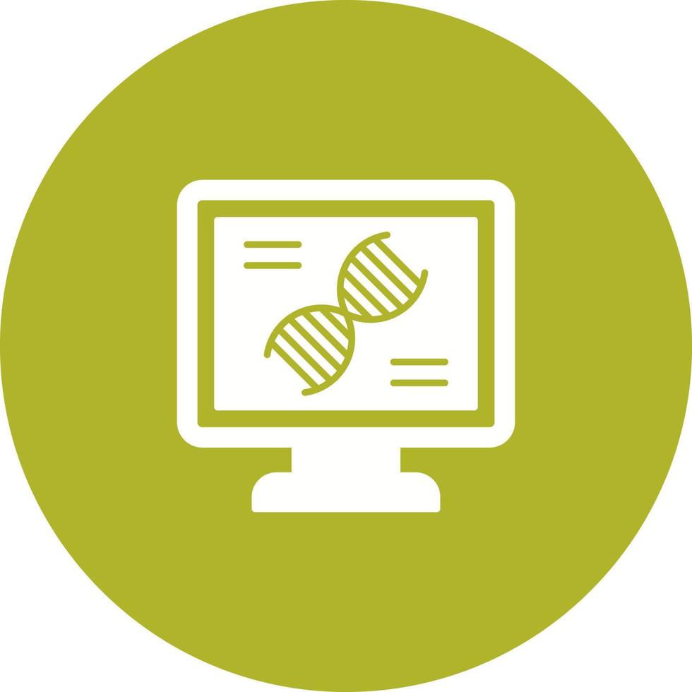 ícone de vetor de teste de dna