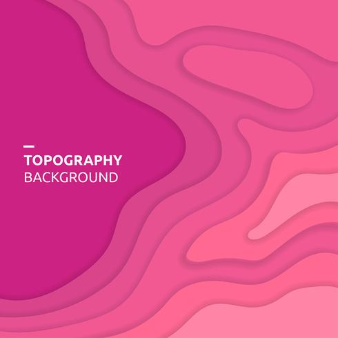 Topografia fundo rosa vetor