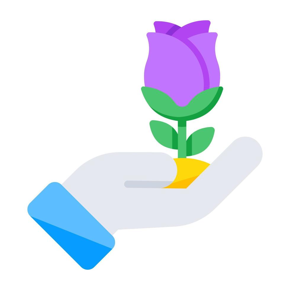 uma lindo Projeto ícone do tulipa flor vetor